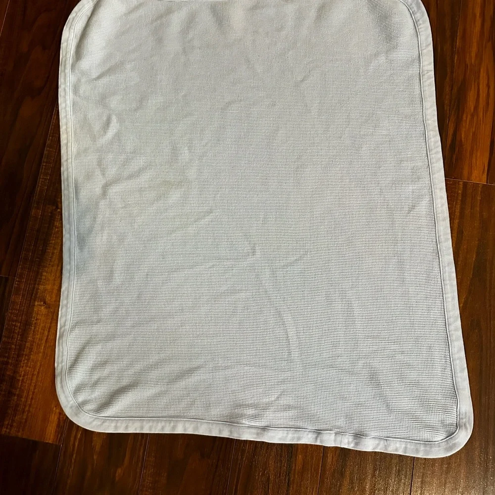 Garanimals Thermal‎ Baby Security Blanket Lovey Vintage Light Blue Waffle Weave